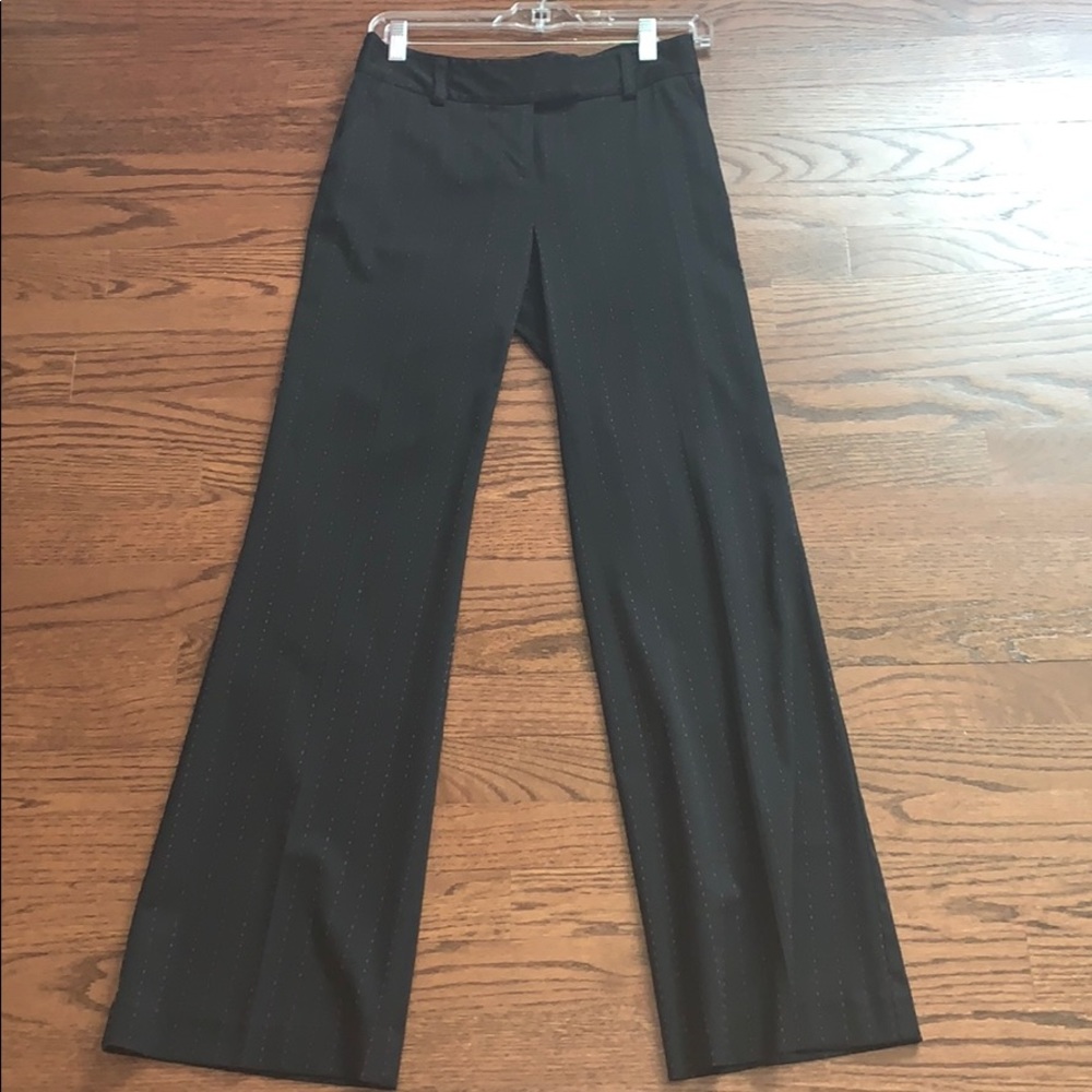black striped pants
